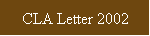 CLA Letter 2002